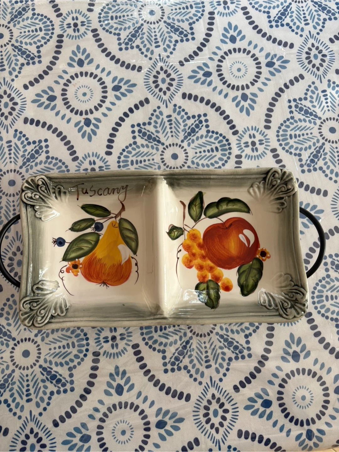 D'Lusso Tuscany Divided Serving Dish