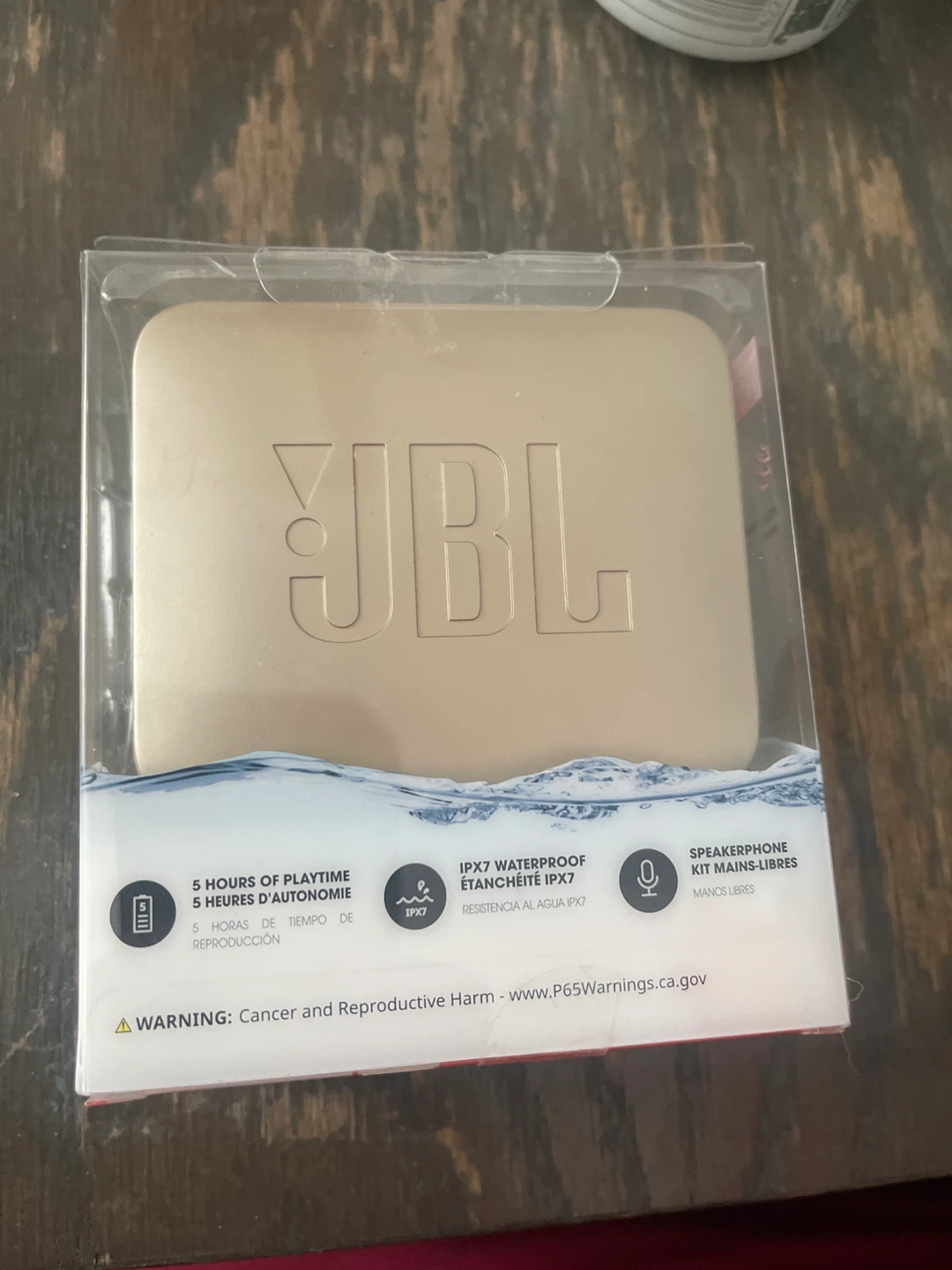 Gold JBL Go 2 waterproof speaker - photo 2