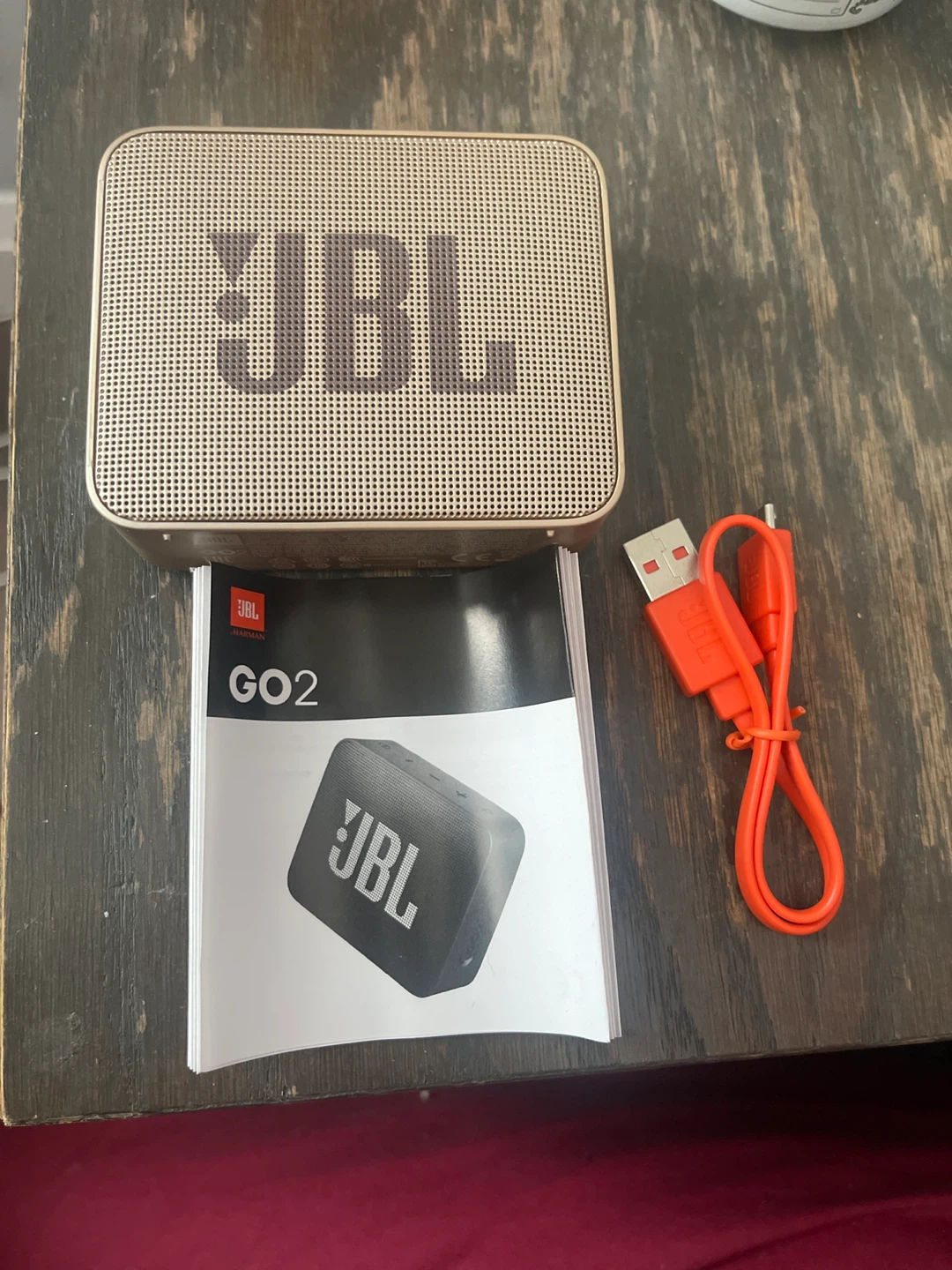 Gold JBL Go 2 waterproof speaker - photo 3