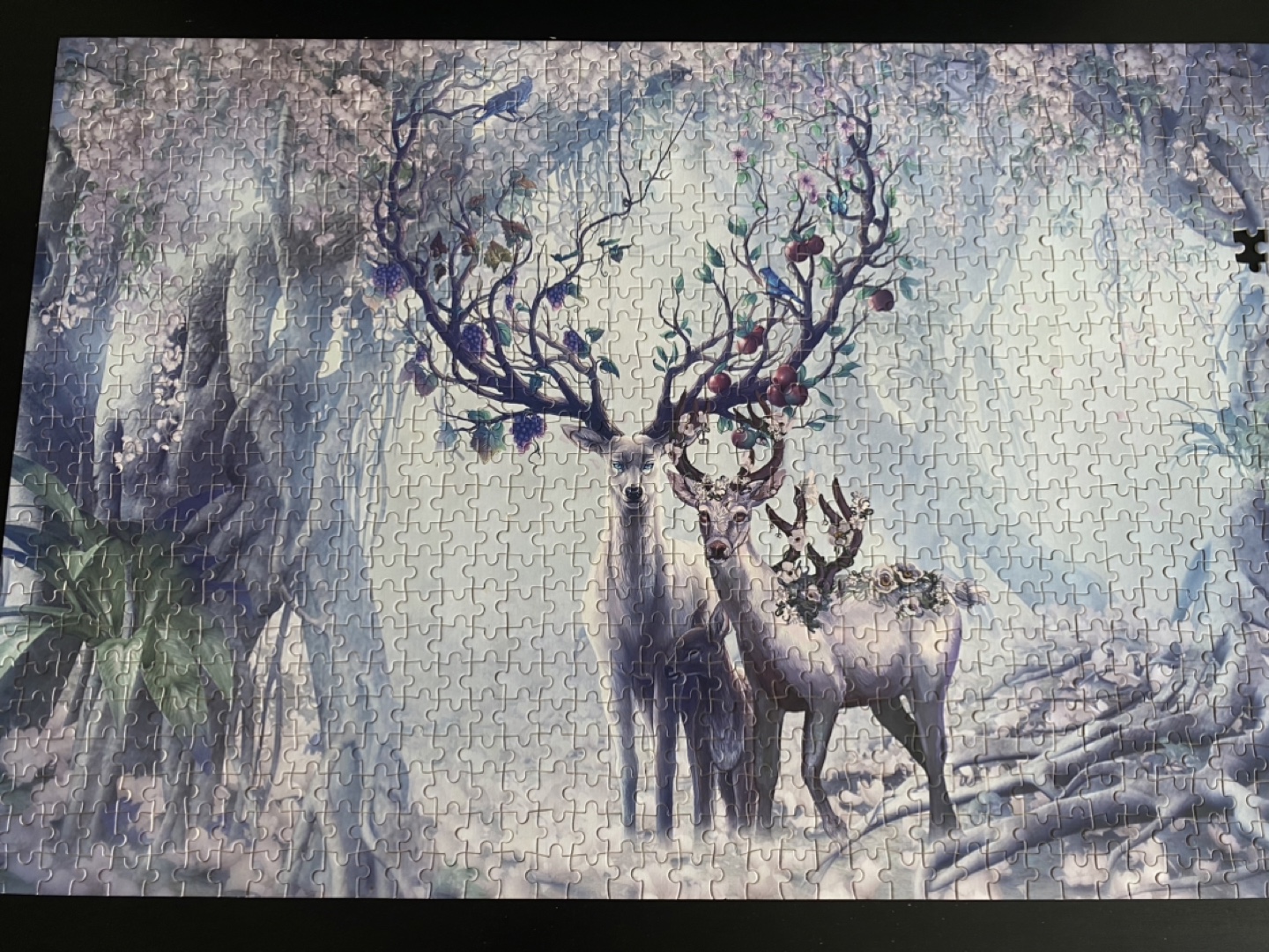 1000 Piece Puzzle - Deer in Winter Forest - photo 2