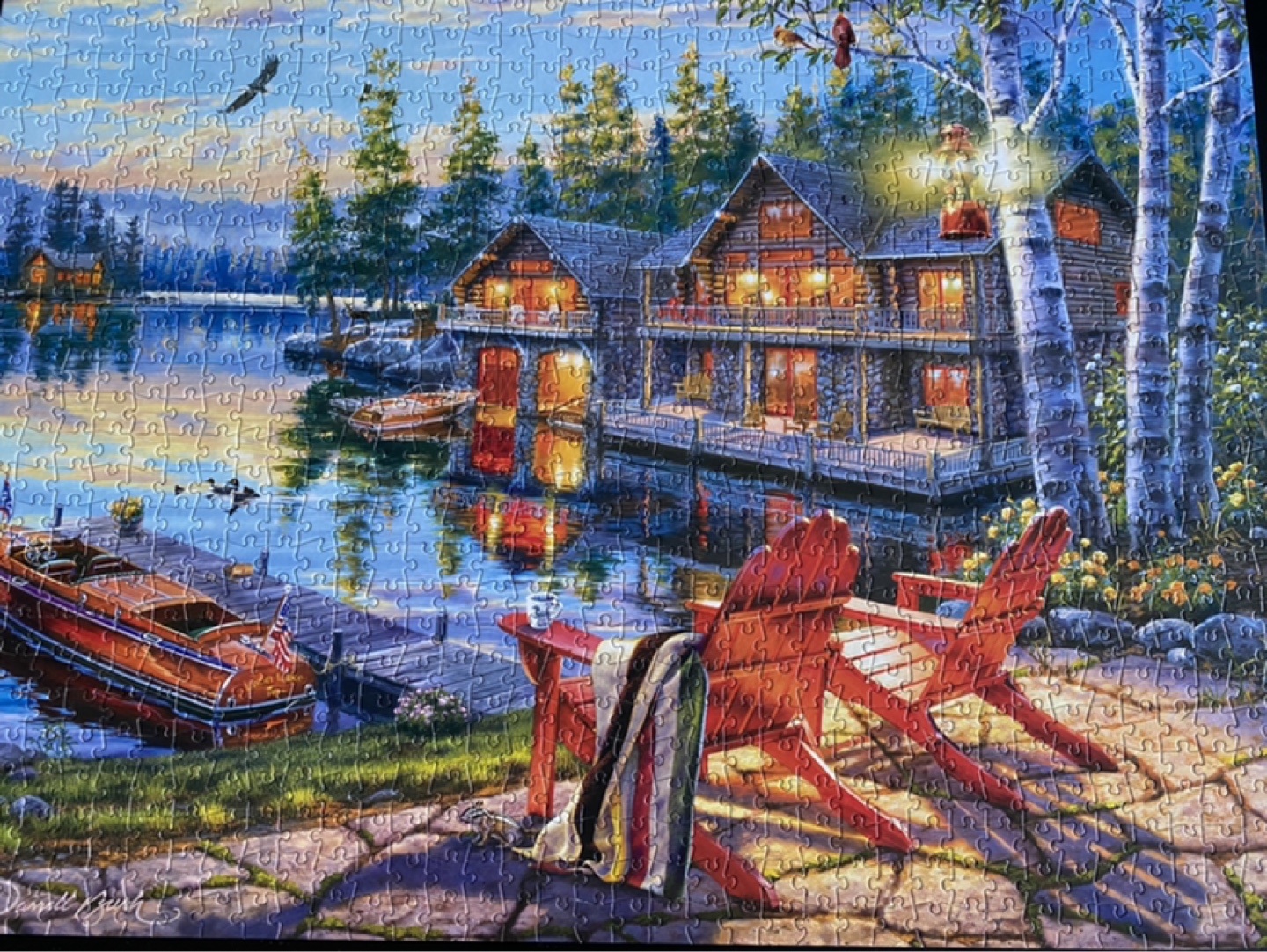Buffalo Darrell Bush Dockside Getaway 1000pc Puzzle