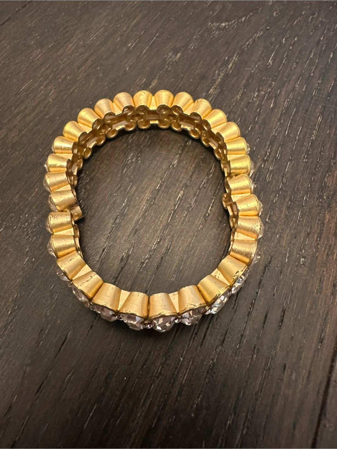Gold-Tone Rhinestone Bracelet - photo 2