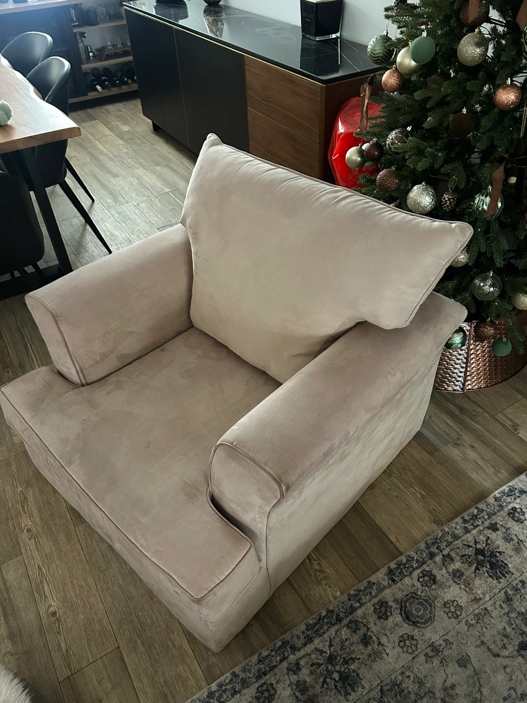 Oversized Armchair - Beige - photo 3