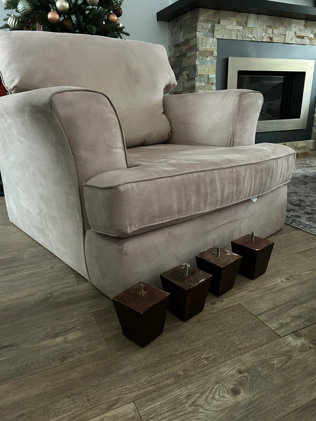 Oversized Armchair - Beige - photo 2