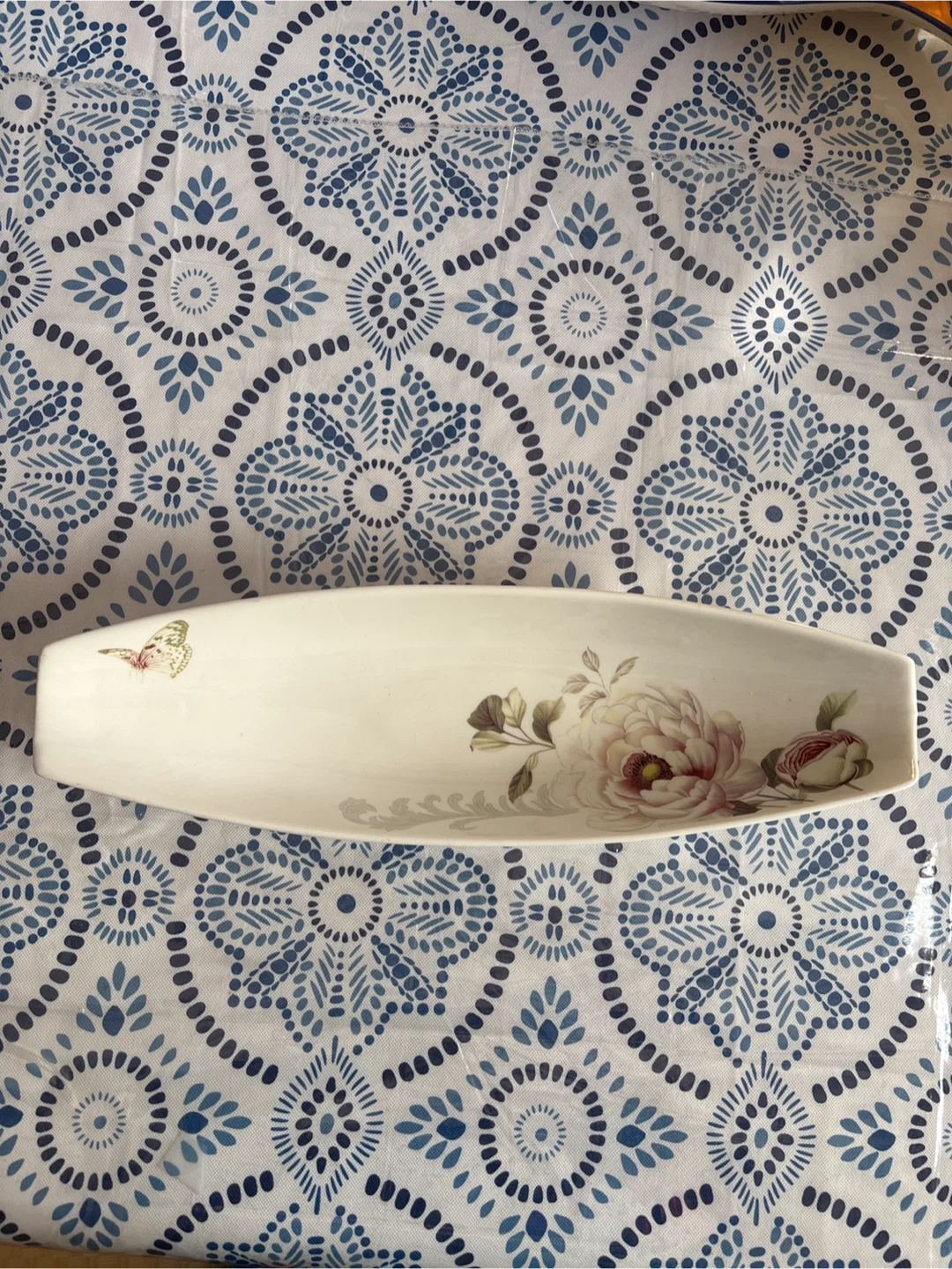 Floral Serving Dish