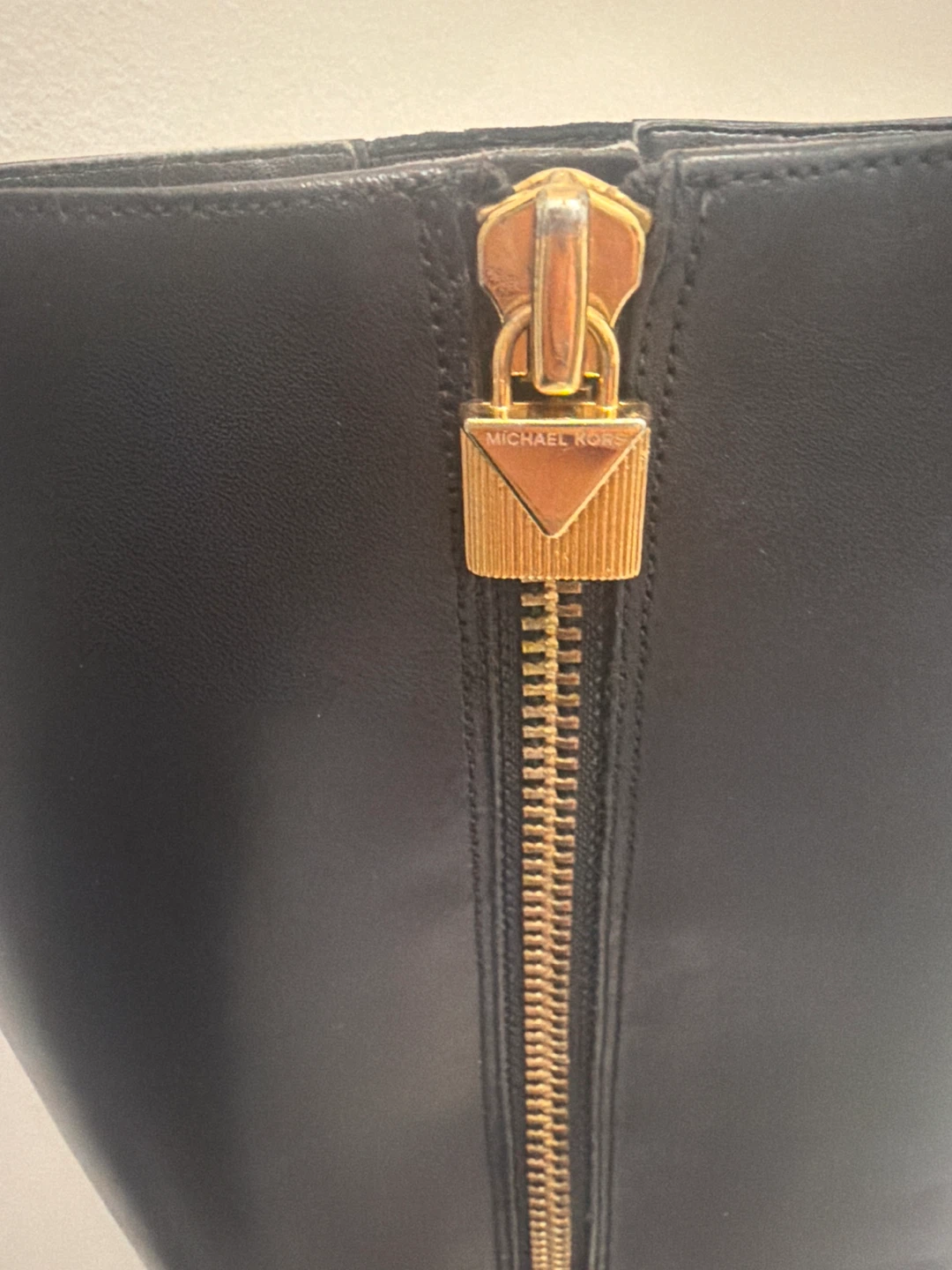 Michael Kors Black Leather Knee High Boots - photo 2