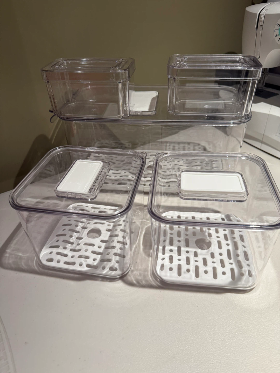 Clear Fridge Organizers - Set of 5 - photo 3