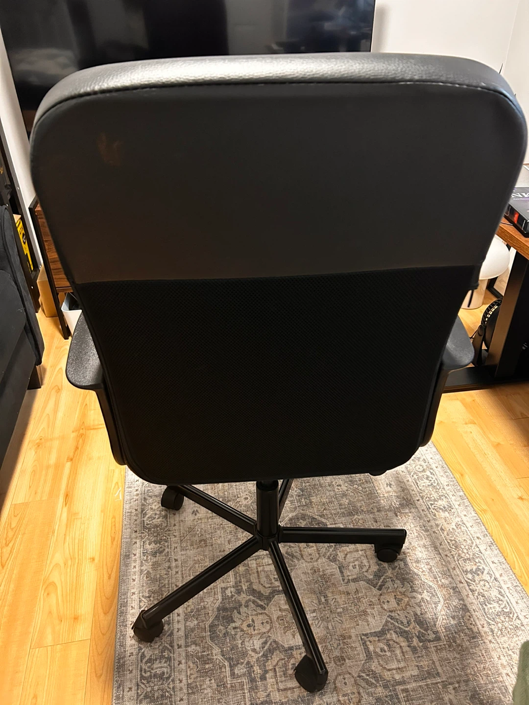 IKEA Renberget Black Office Chair - photo 4