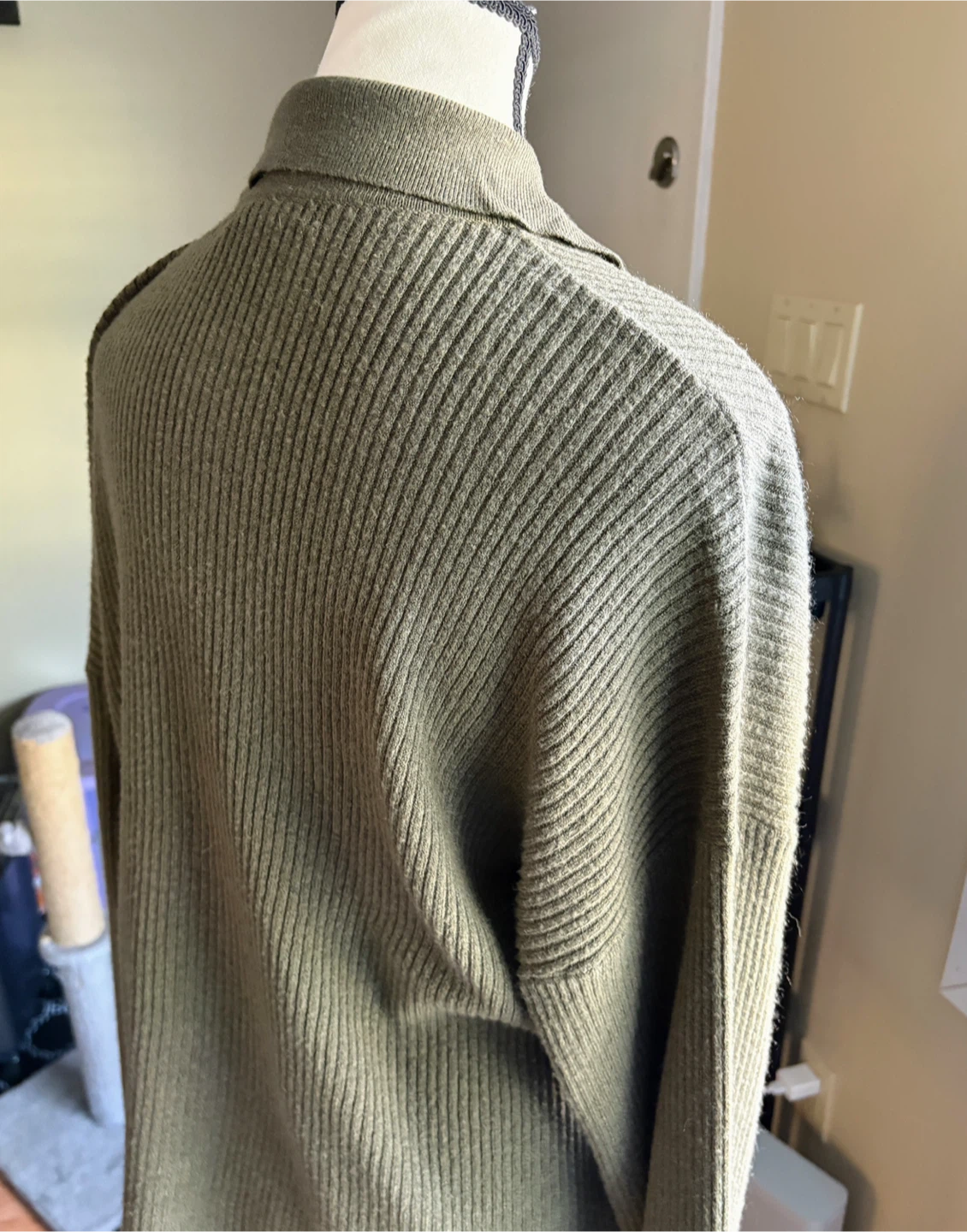 Joe Fresh Olive Green Cardigan - photo 4