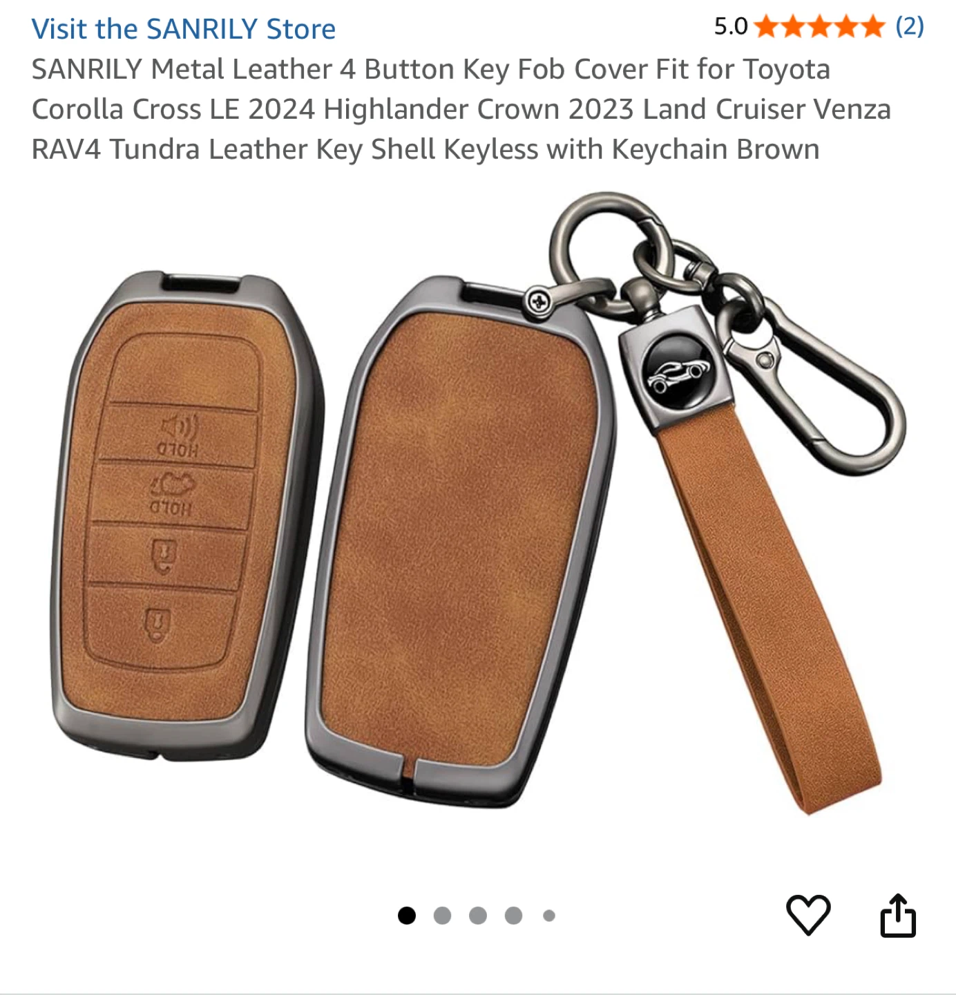 Key Fob Cover for Toyota