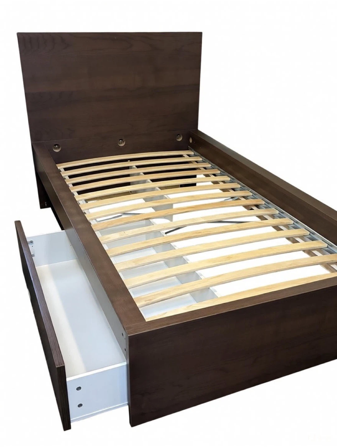 IKEA twin Bed Frame w/ 2 Drawers - Brown