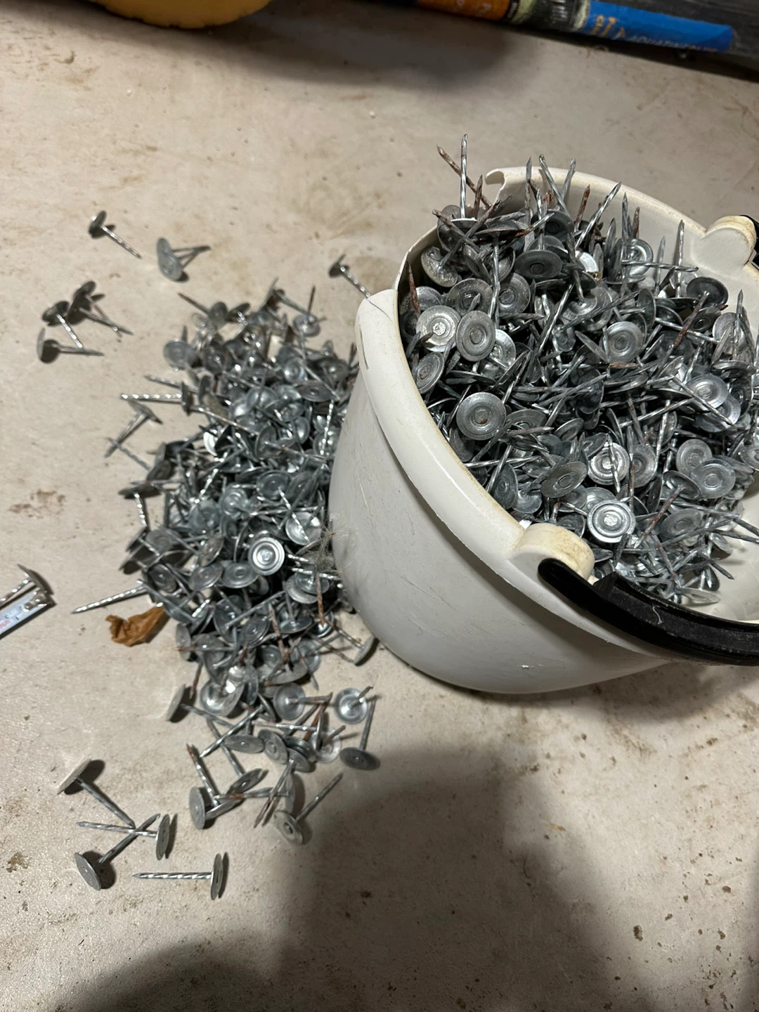 Roofing Nails - Bucket Full!