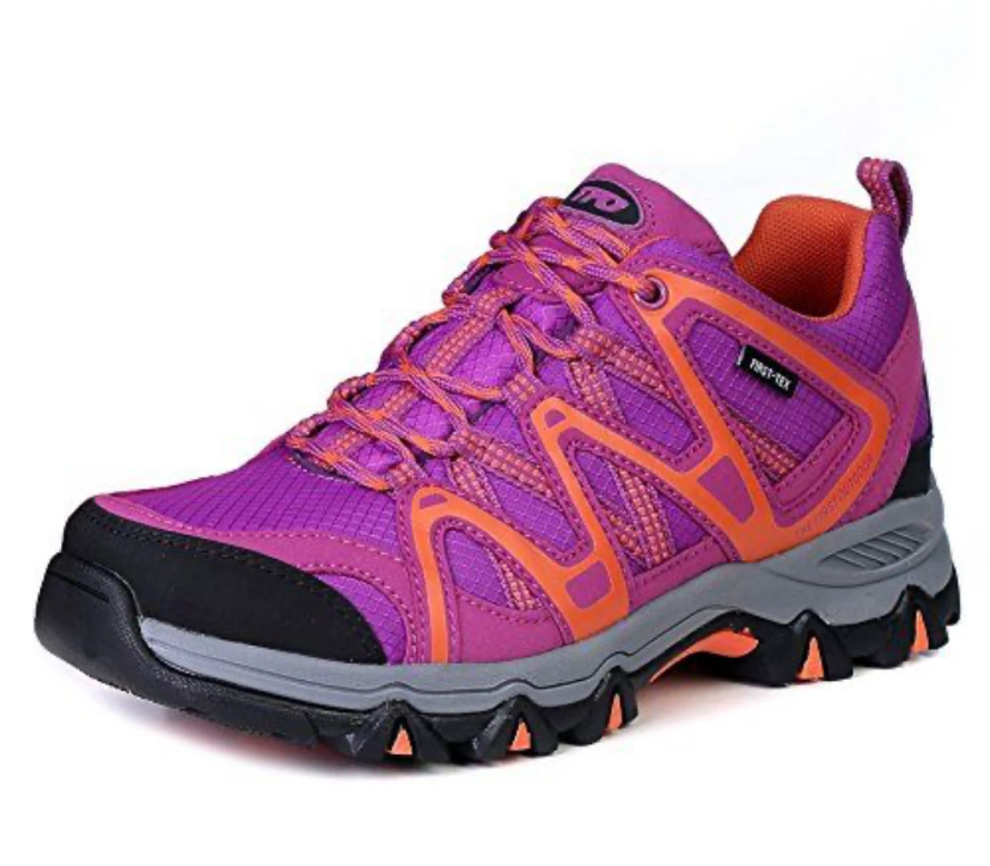 DTO First-Tex Hiking Shoes - Purple & Orange - photo 2