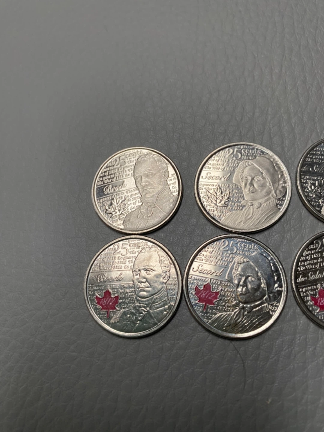 17 Coins with 🍁-  War of 1812 Canadian Quarters - photo 2