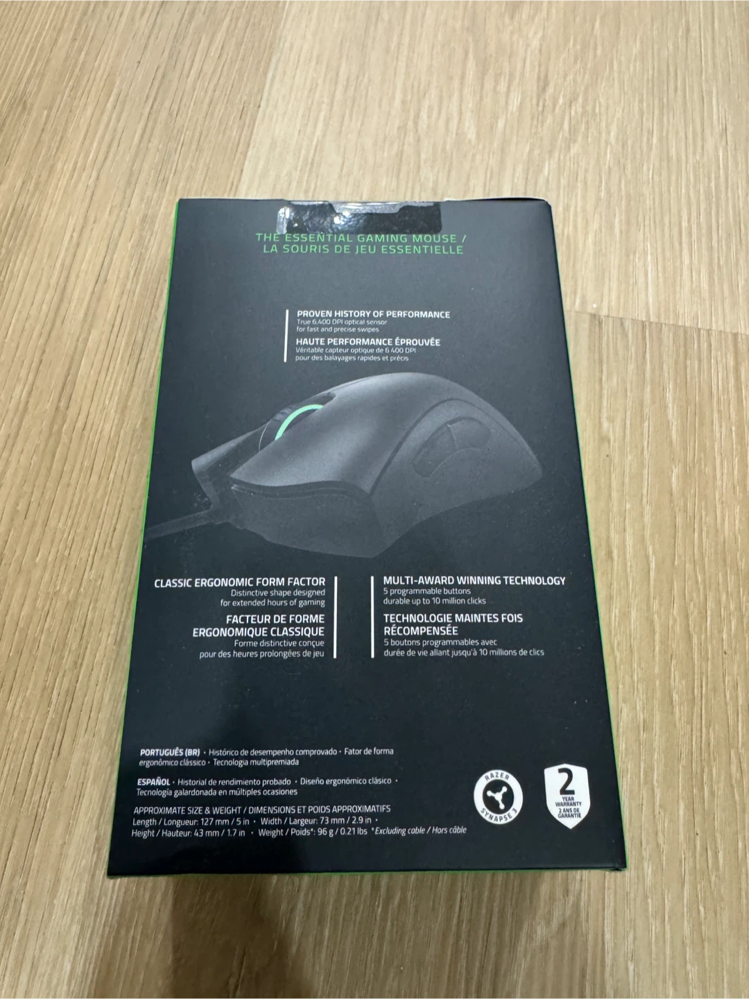 NEW Razer DeathAdder Essential Gaming Mouse - New in Box! - photo 3