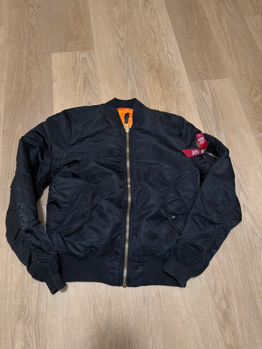Alpha Industries MA-1 Bomber Jacket, Black