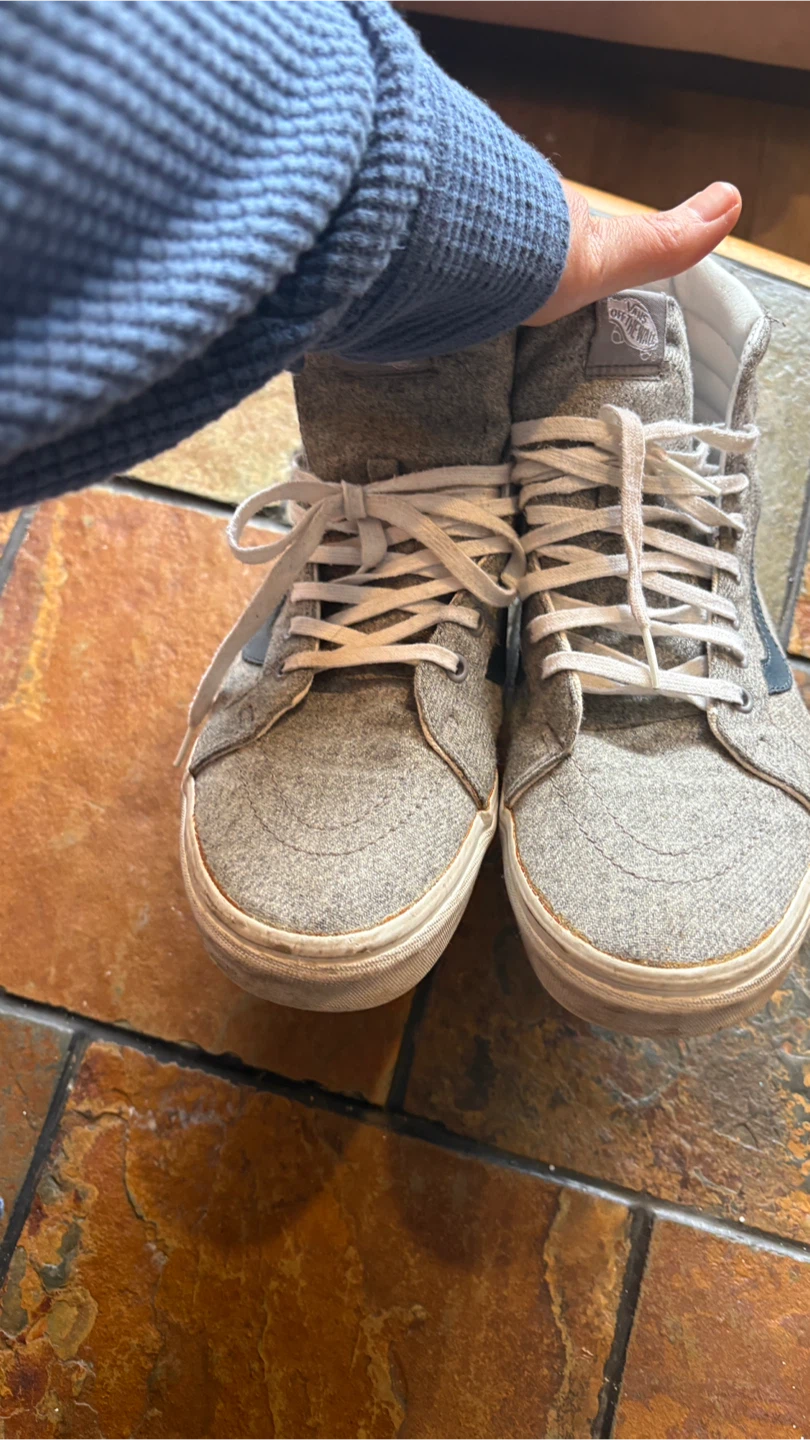 Vans Sk8-Hi Gray High-Top Shoes - photo 4