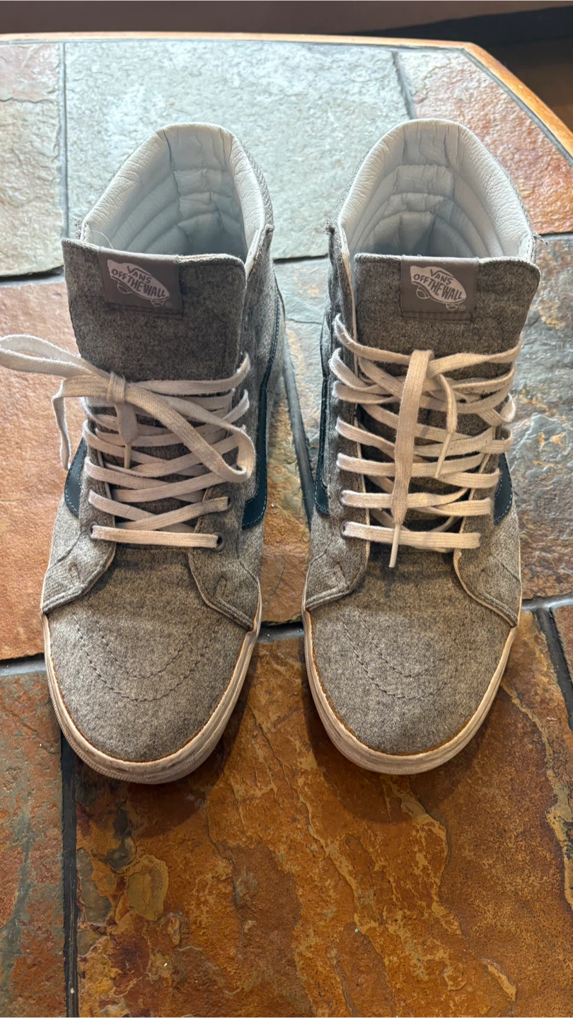 Vans Sk8-Hi Gray High-Top Shoes