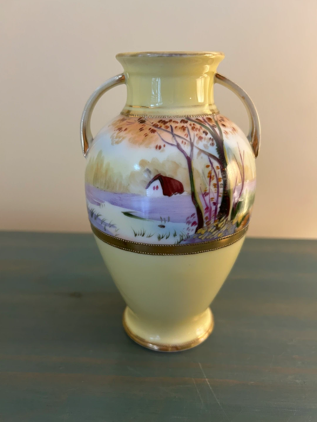 Vintage Hand painted Porcelain Vase