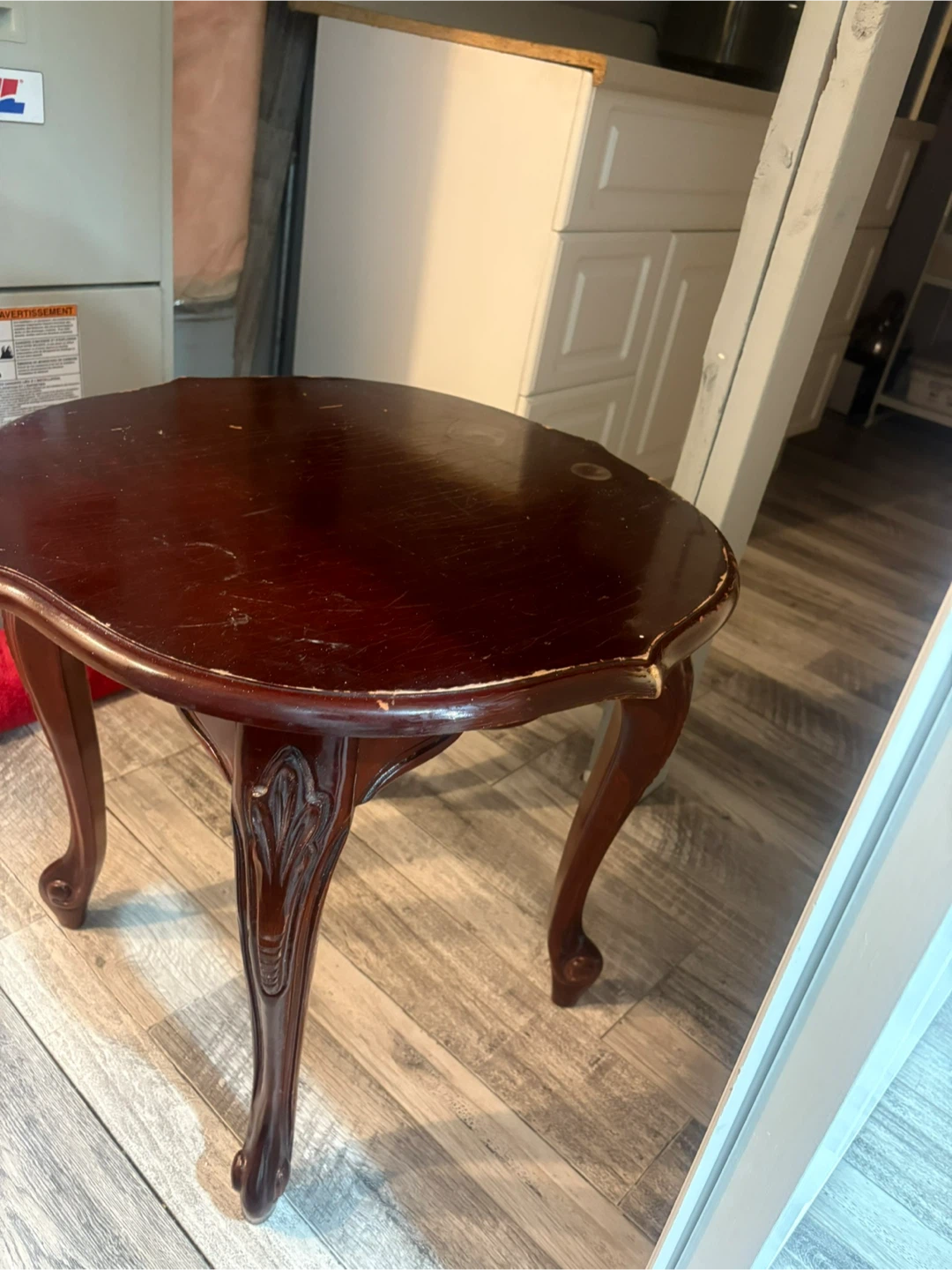 3 pieces Vintage Style  Table with two side table tables