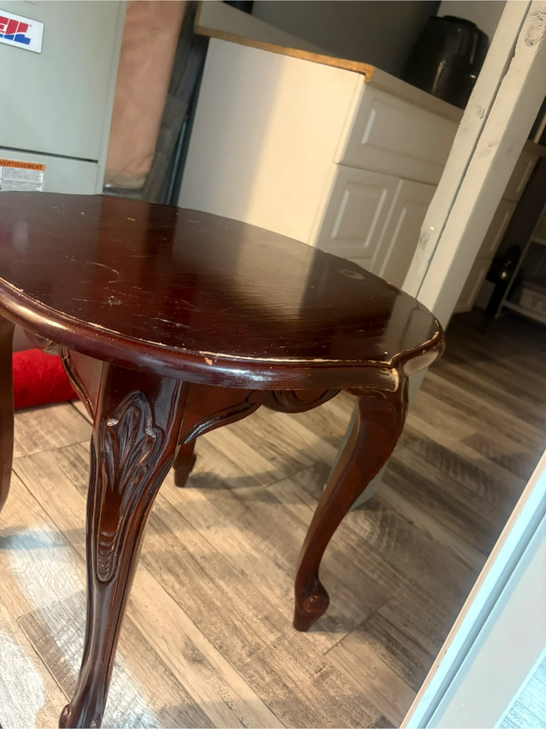 3 pieces Vintage Style  Table with two side table tables - photo 2