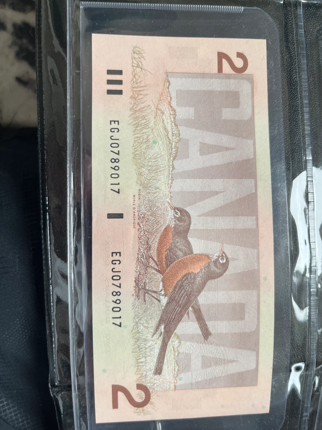 Vintage Canadian $2 Bill - 1986 - photo 2