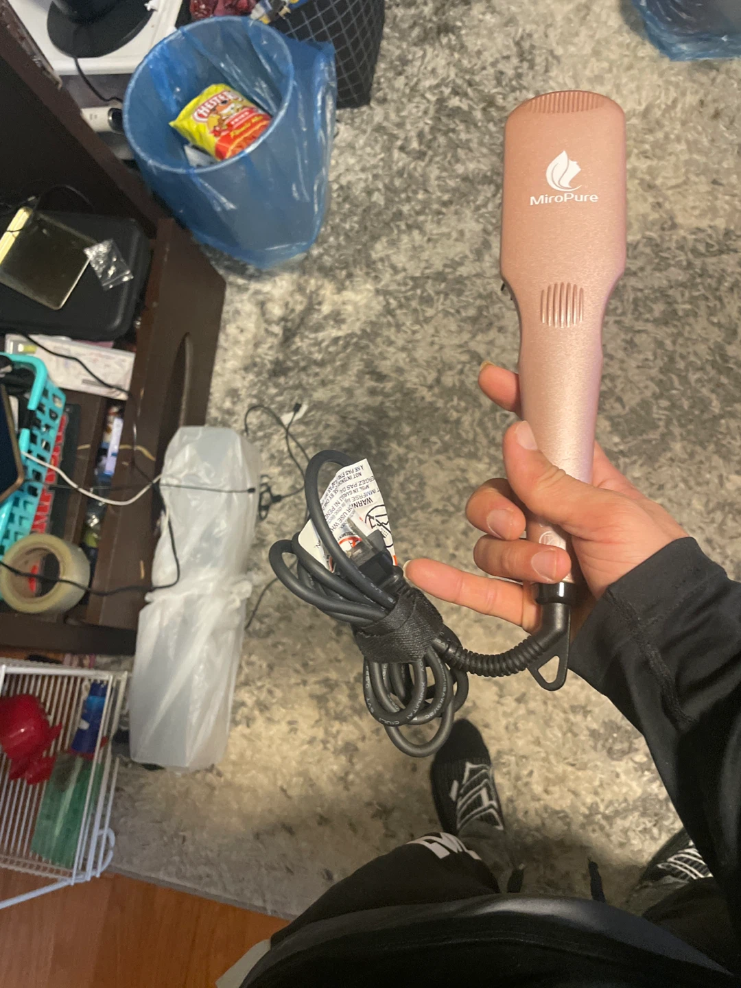 MiraPure Hair Straightener Brush