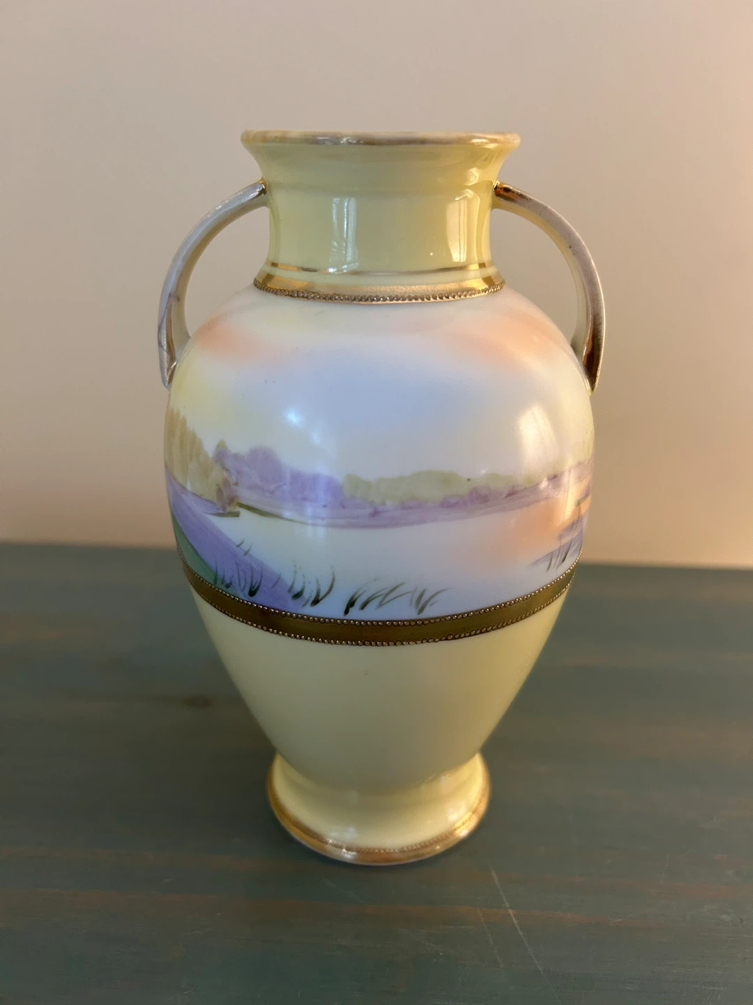 Vintage Hand painted Porcelain Vase - photo 2