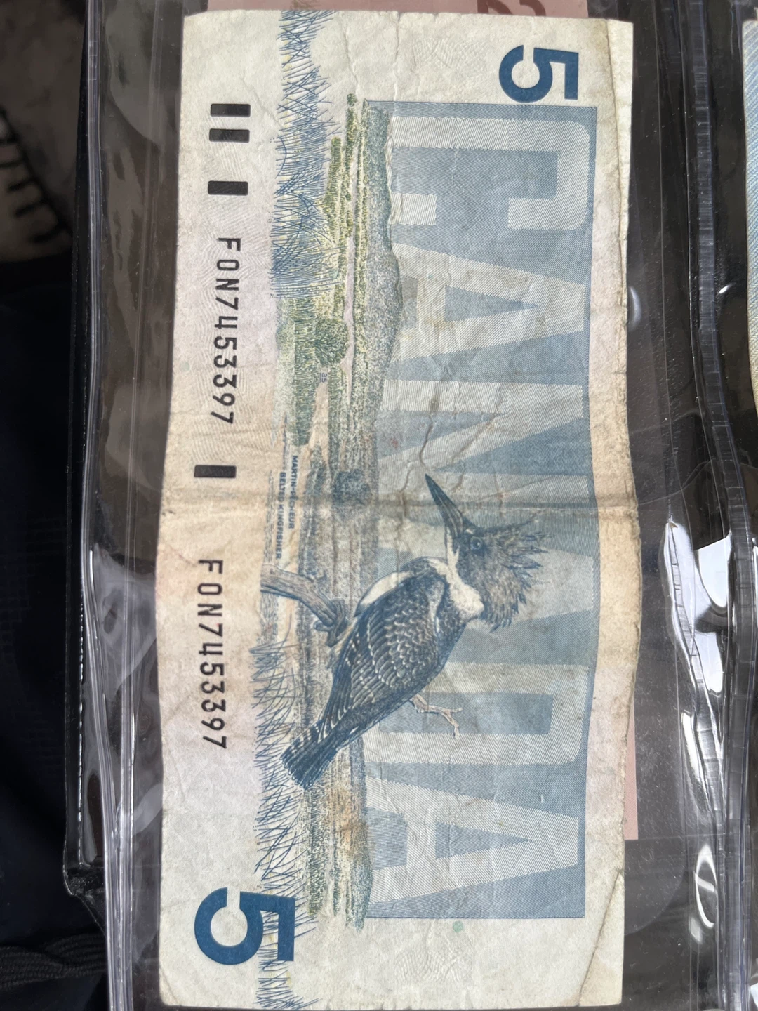 Canadian $5 Bill - 1986 - photo 2