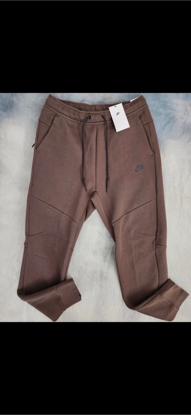New Nike Tech Fleece  Small Pants -Brown