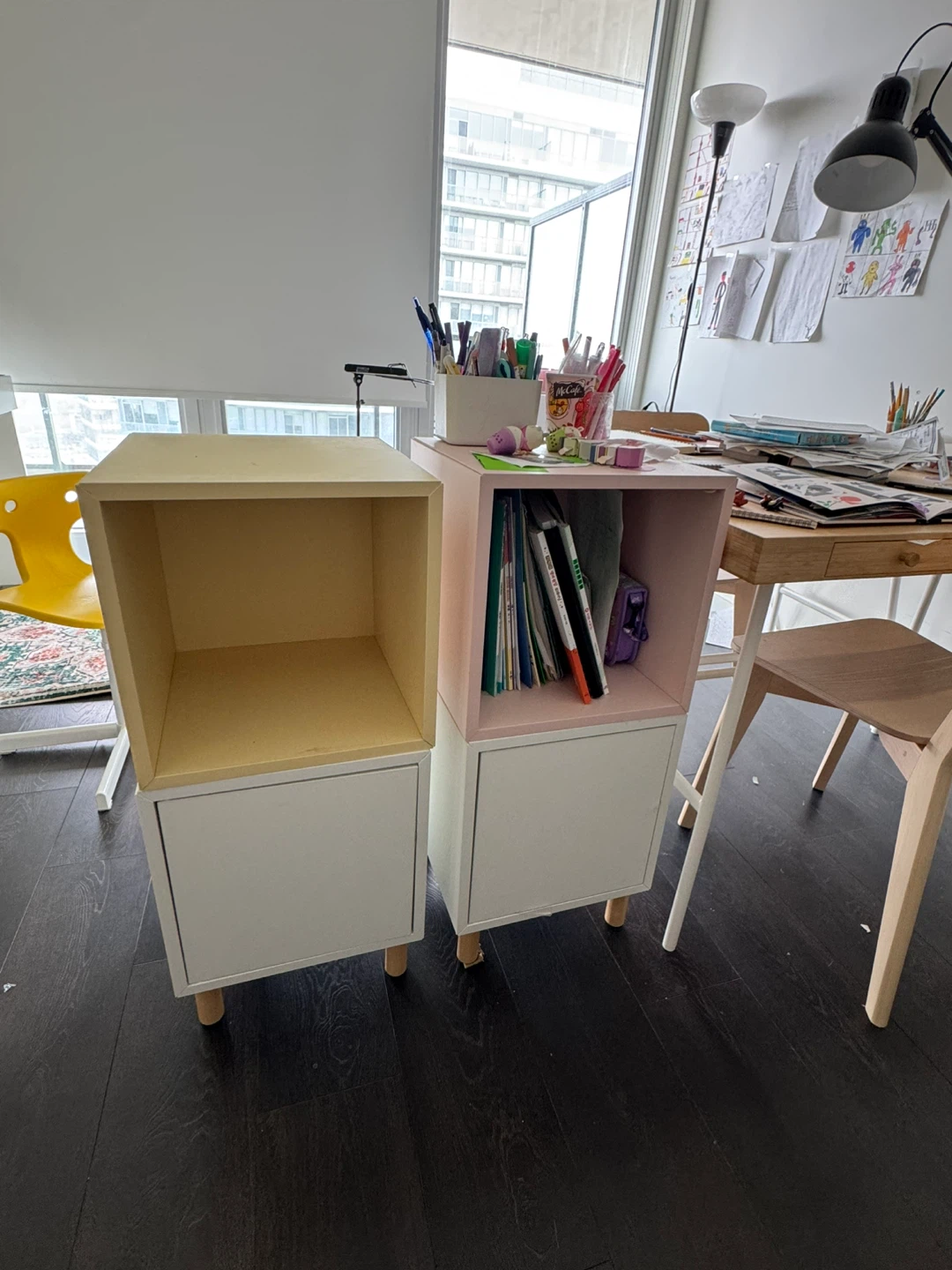 IKEA EKET Storage Combination - White/Light Blue - photo 3