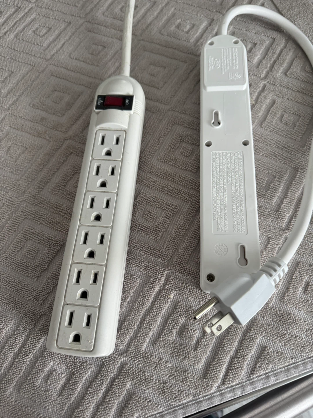 2 White Power Strips - photo 2