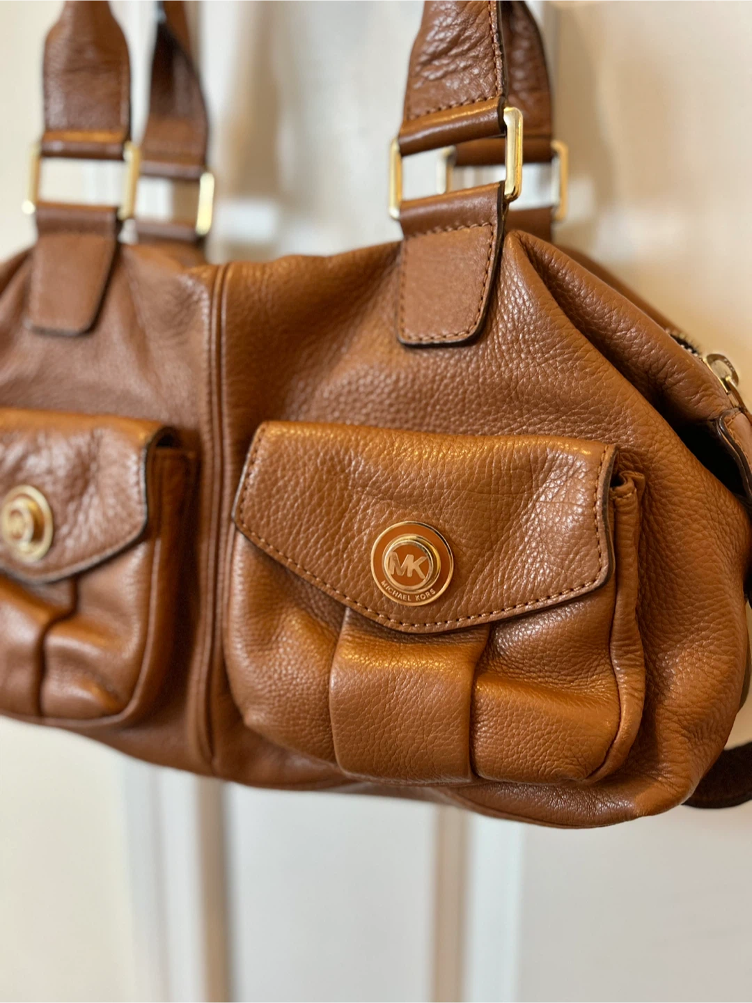 Michael Kors - Brown Leather Satchel Bag