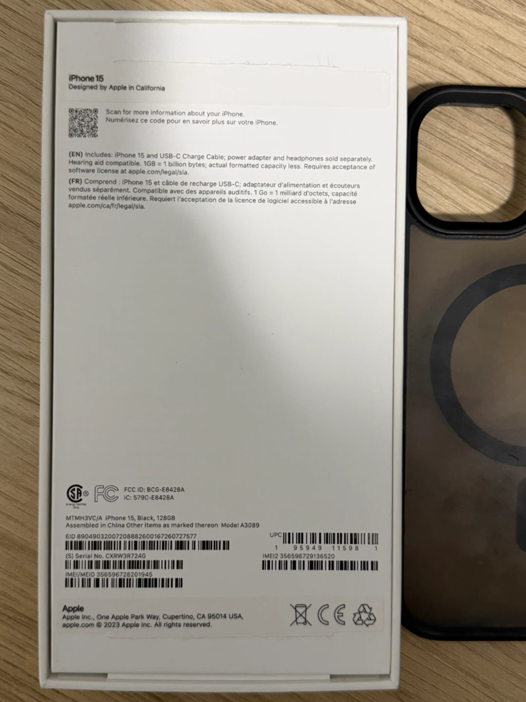 Apple iPhone 15 Black, 128GB - photo 5