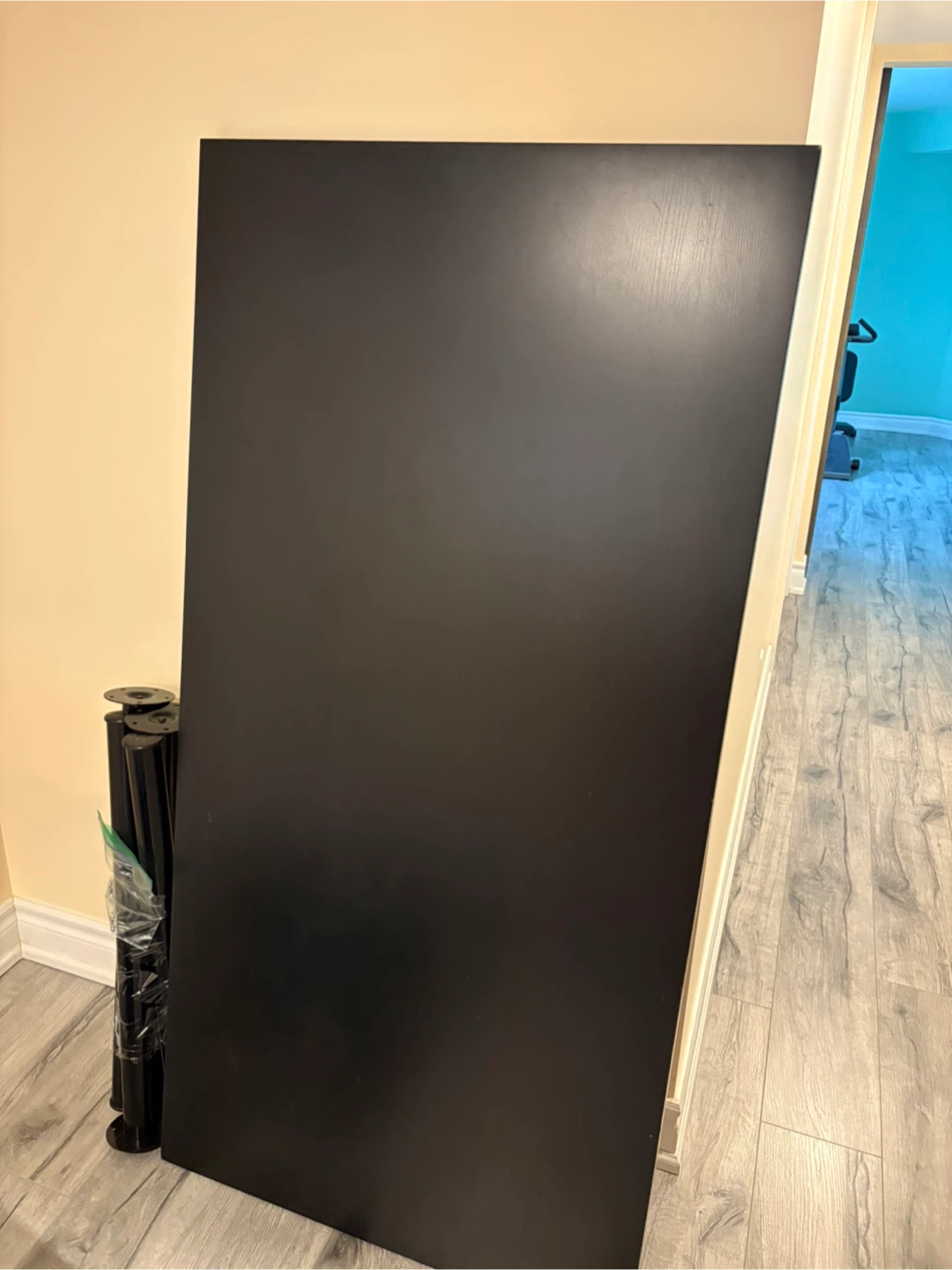 IKEA VIKA AMON Black Tabletop
