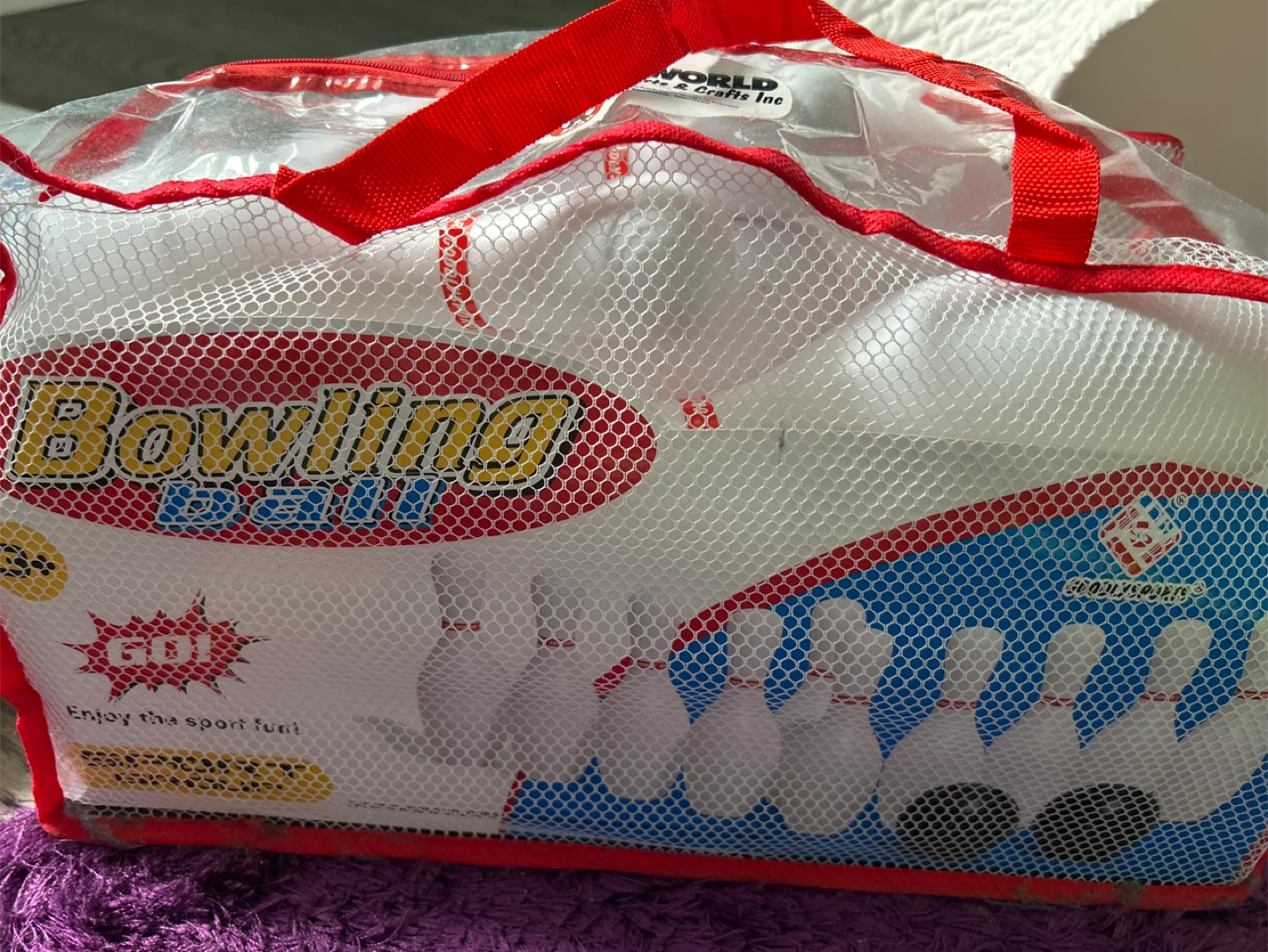 Bowling Ball Set with Pins