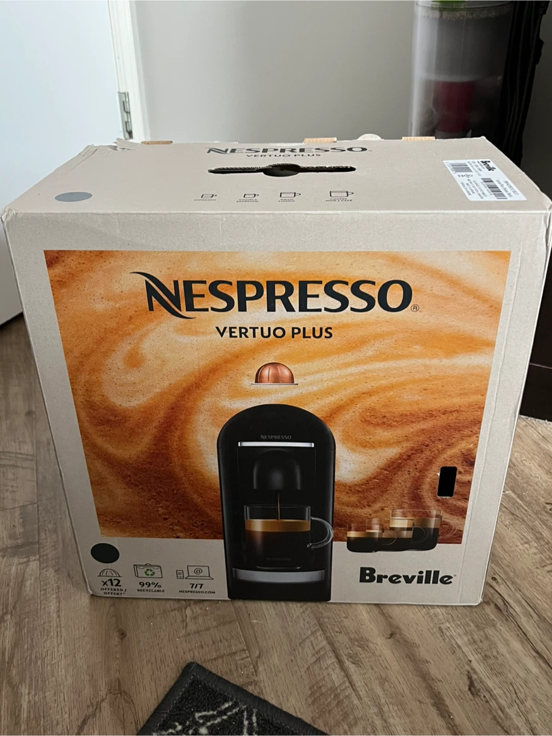 Nespresso Vertuo Plus Deluxe - Black
