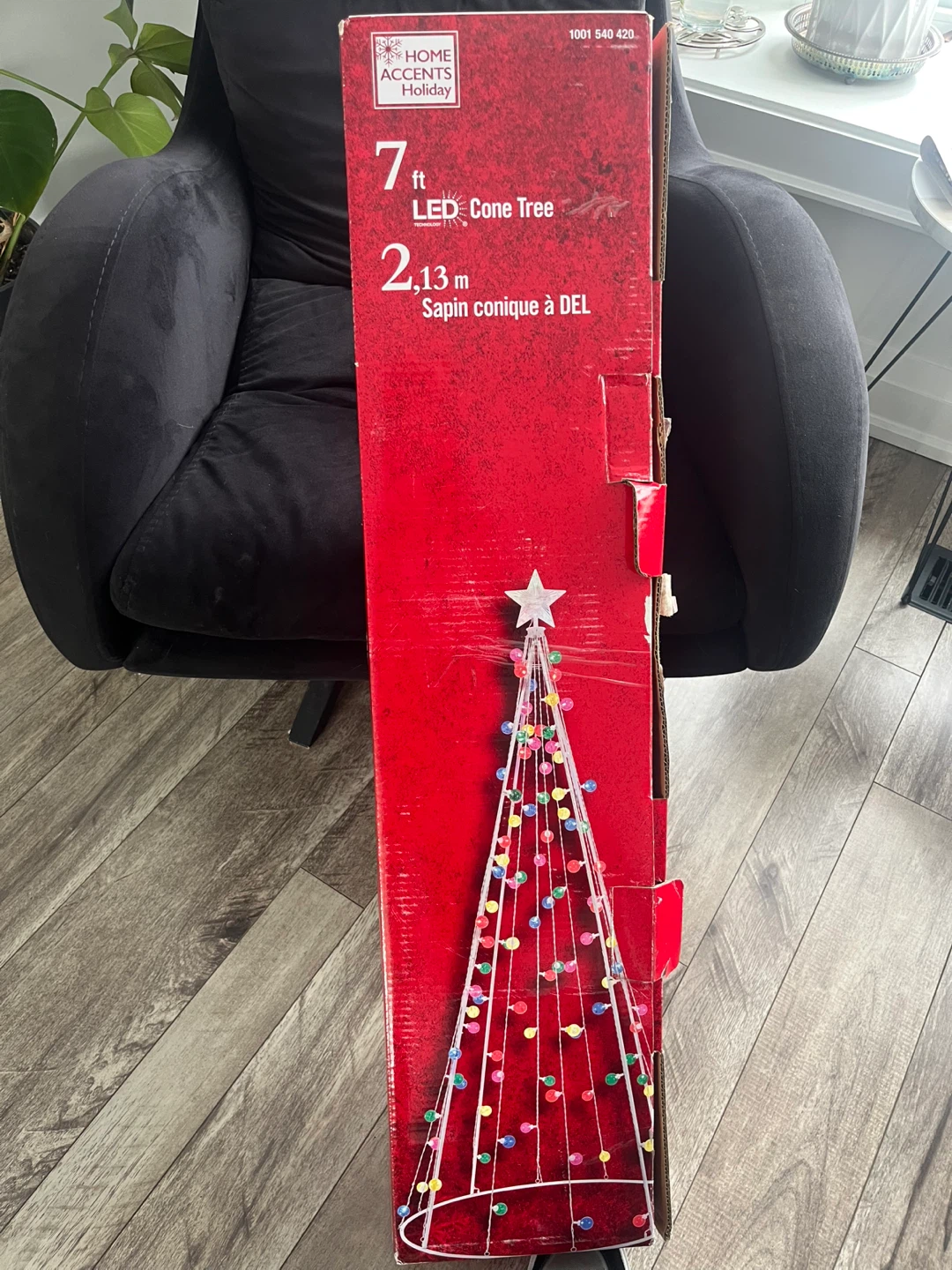 Home Accents Holiday 7ft LED Cone Tree - photo 4