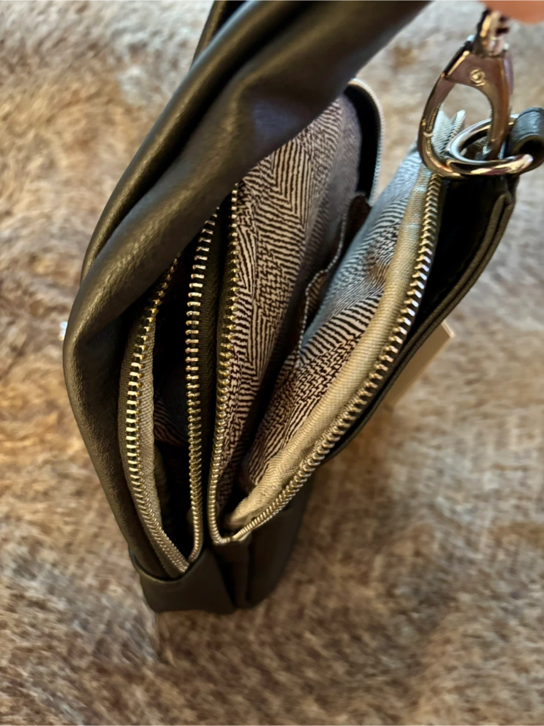 Antik Kraft Black Sling Bag Brand Nee - photo 5