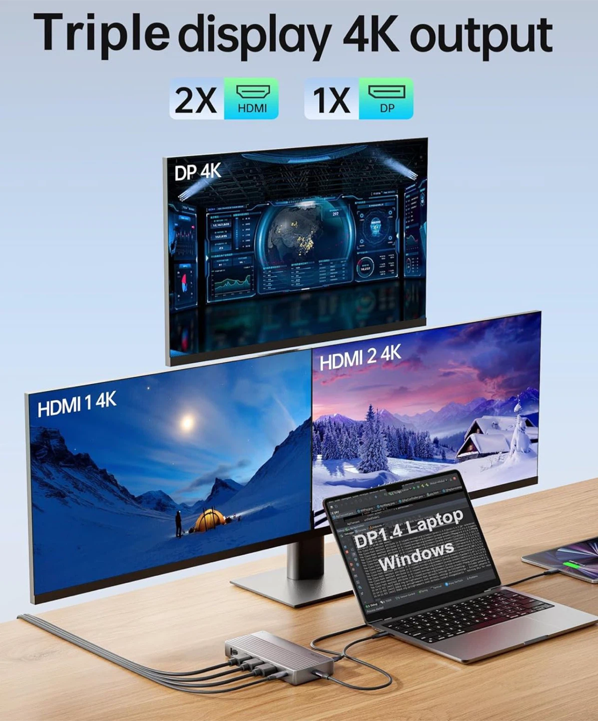 11-in-1 Laptop Docking Station - photo 3