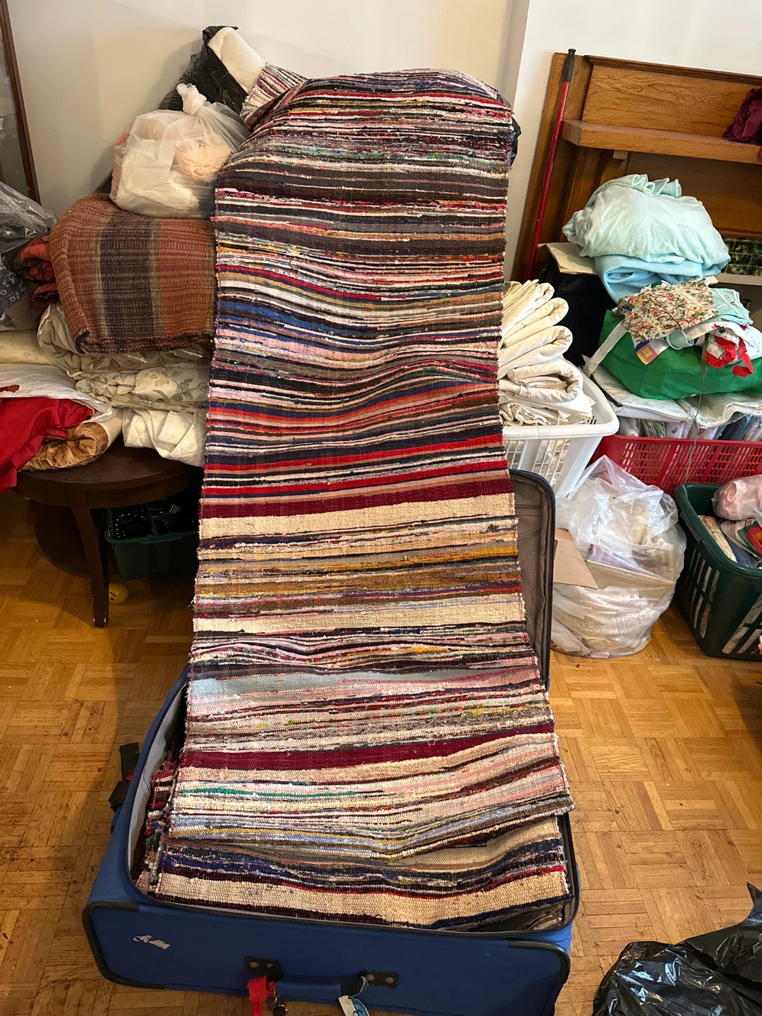 Striped Rag Rug