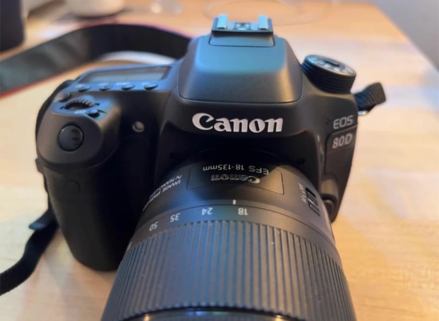 Canon EOS 80D with EFS 18-135mm Lens