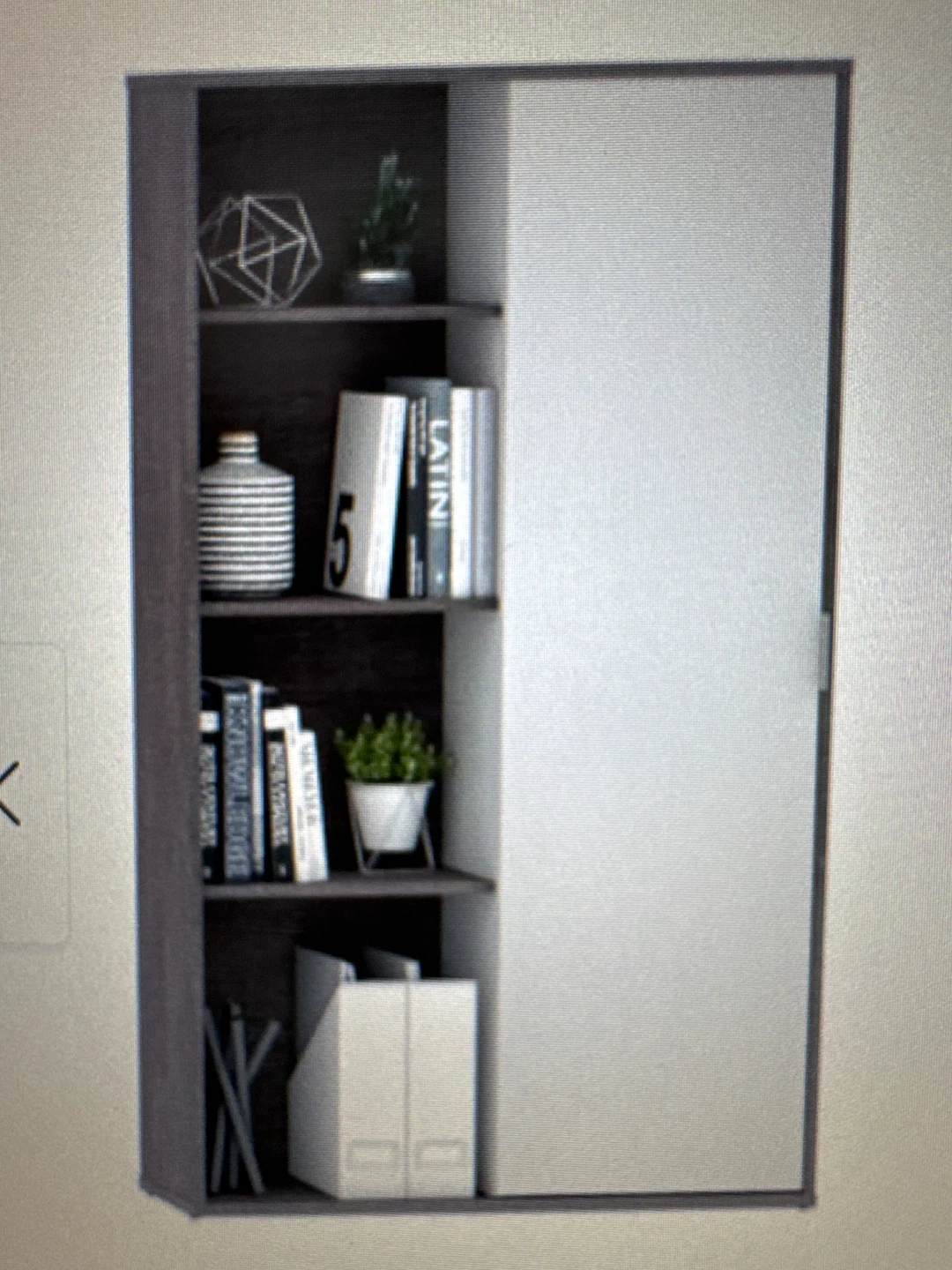 Bestar Equinox Bookcase with Sliding Door - photo 2