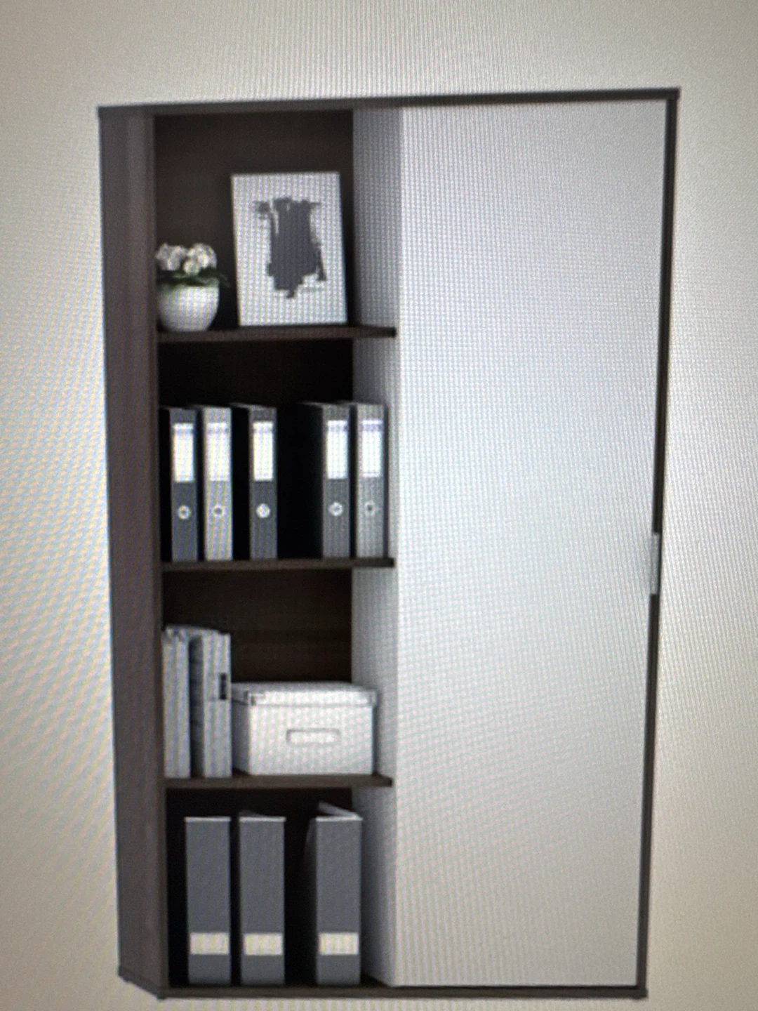 Bestar Equinox Bookcase with Sliding Door - photo 5