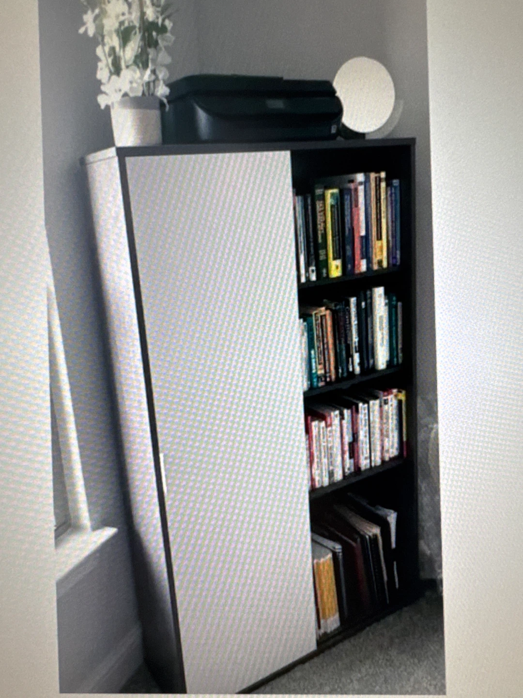 Bestar Equinox Bookcase with Sliding Door