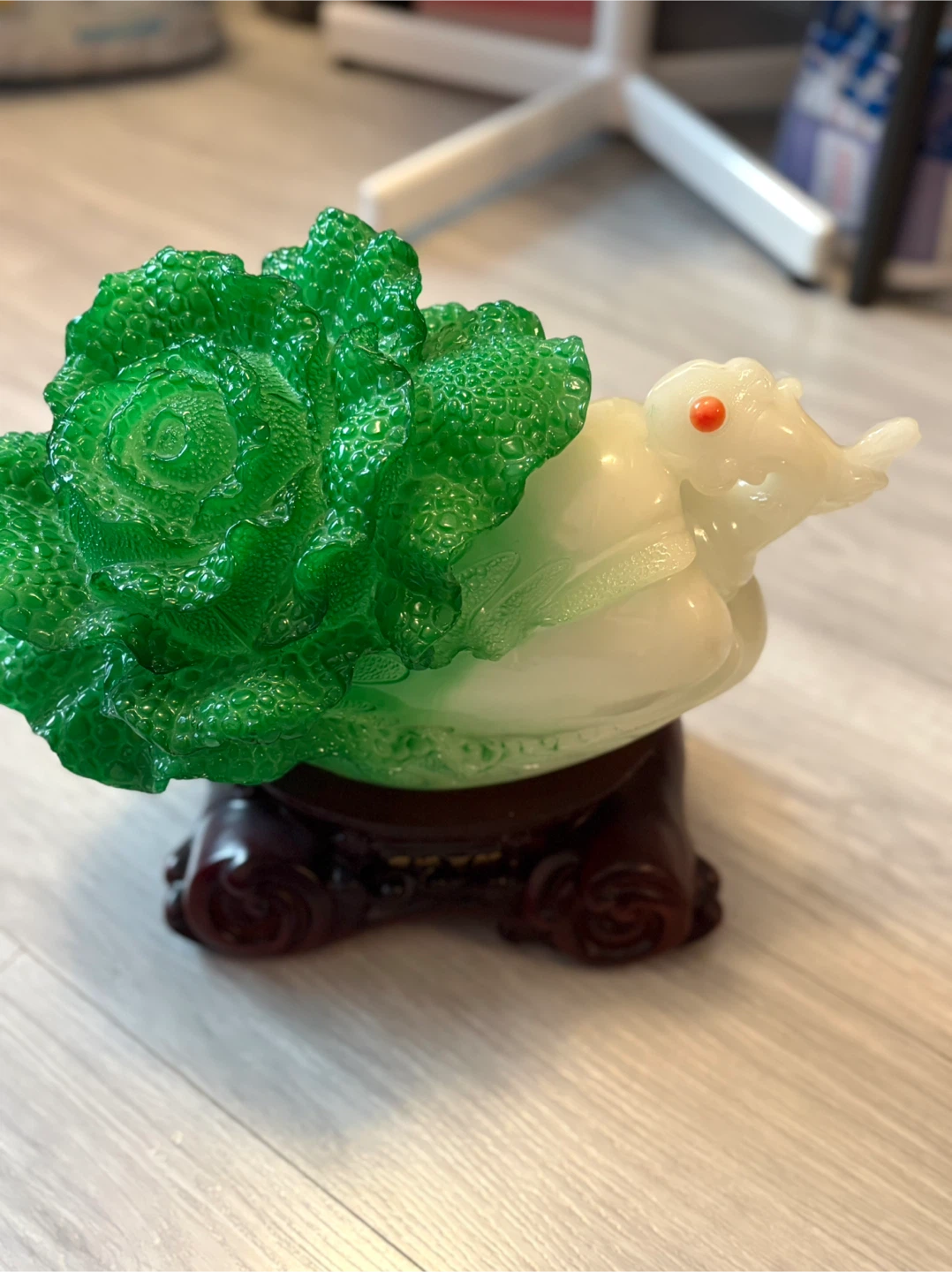 Jade Cabbage Sculpture