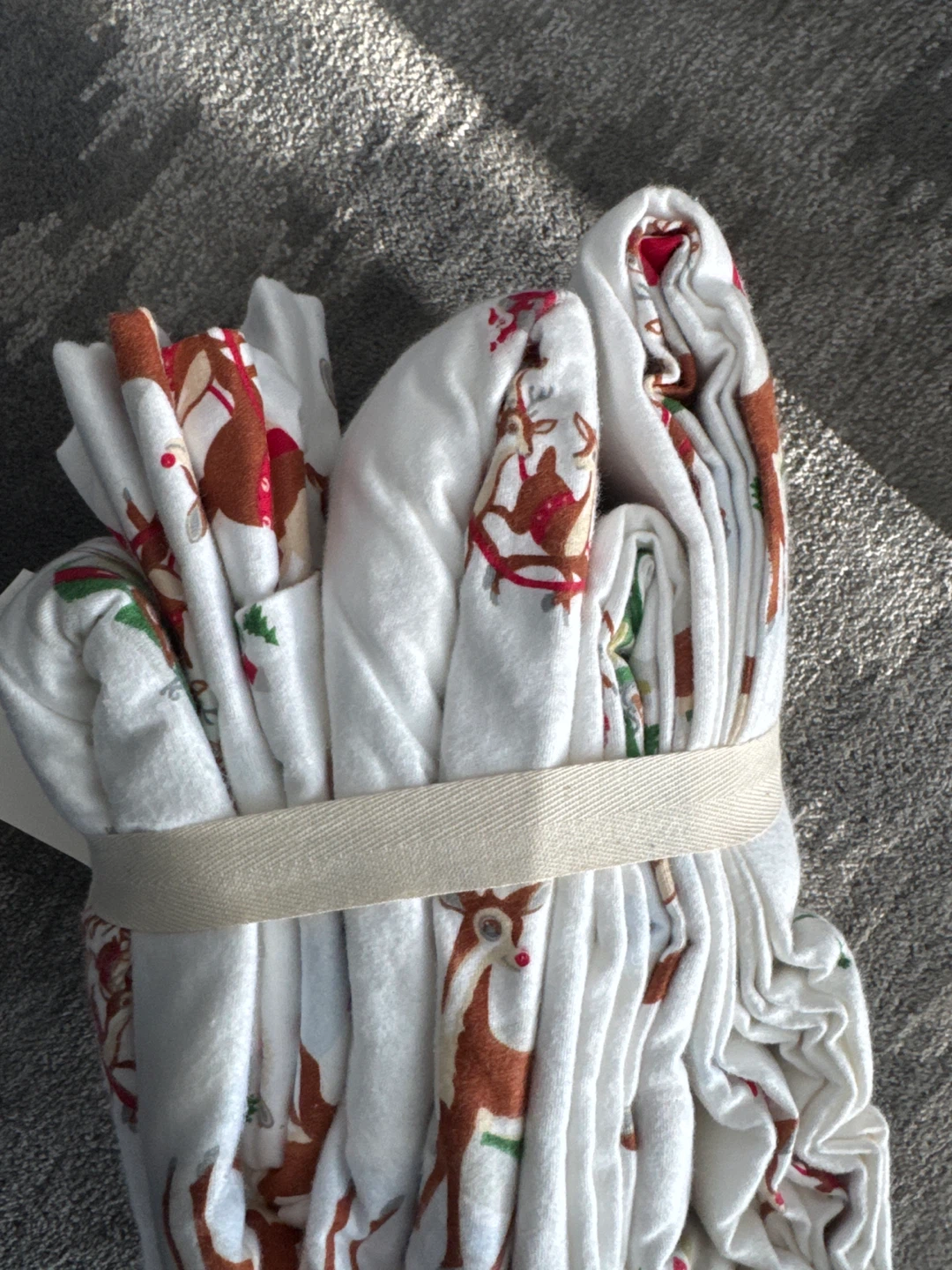 Pottery Barn Kids Rudolph Flannel Sheet Set - Full - photo 3