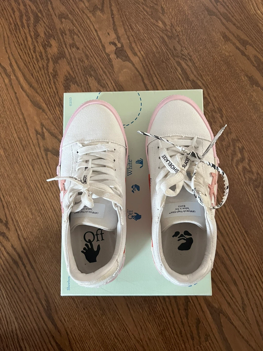 Off-White -White/Pink Sneakers - photo 2