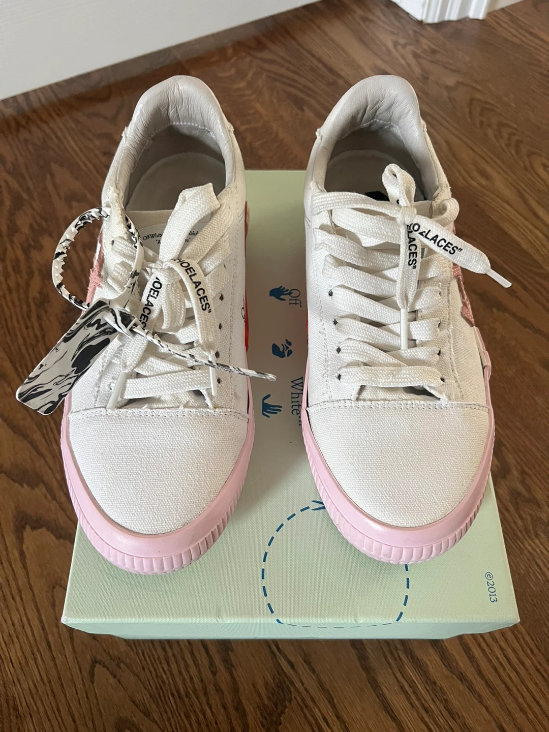 Off-White -White/Pink Sneakers - photo 3
