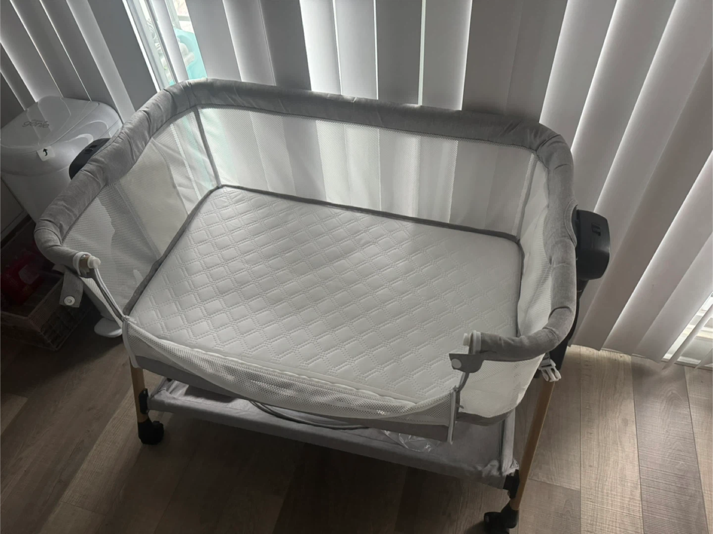 Kingobabys 3-in-1 Baby Bassinet - Light Grey - photo 5